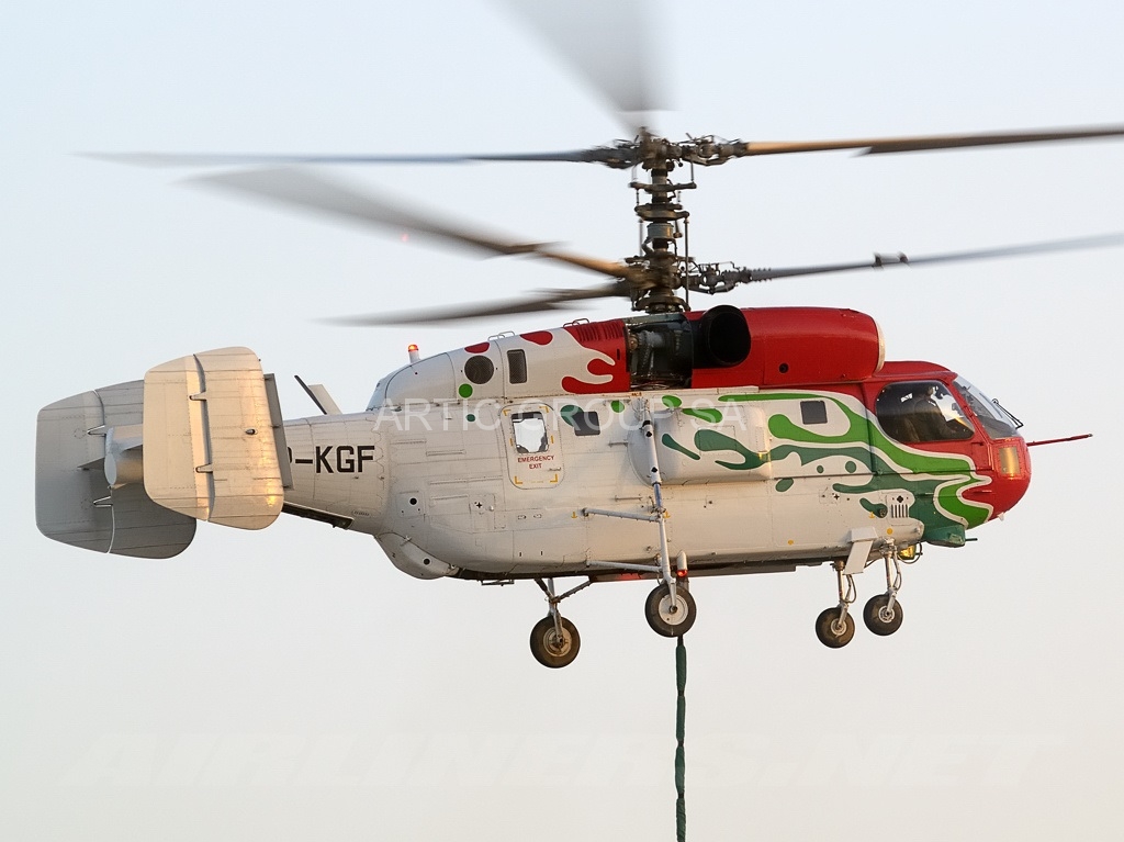 Ka-32T helicopter ER-KGF- Assembly Operation- Fire Fighting Operation- Cargo Transportation